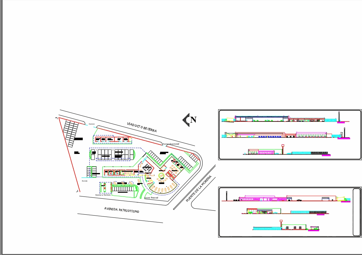 Proyecto De Agencia Automotriz En Autocad Cad 52148 Kb Bibliocad 1484