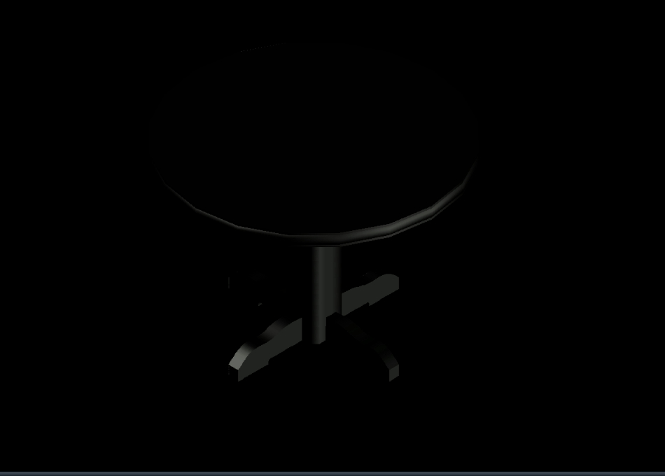 table de caroube 3D