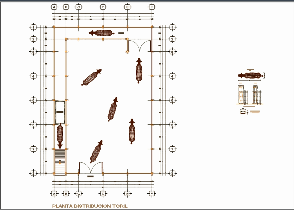 Toril para ganado en AutoCAD Descargar CAD (144.83 KB) Bibliocad