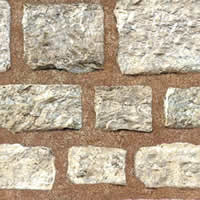 Block stone masonry