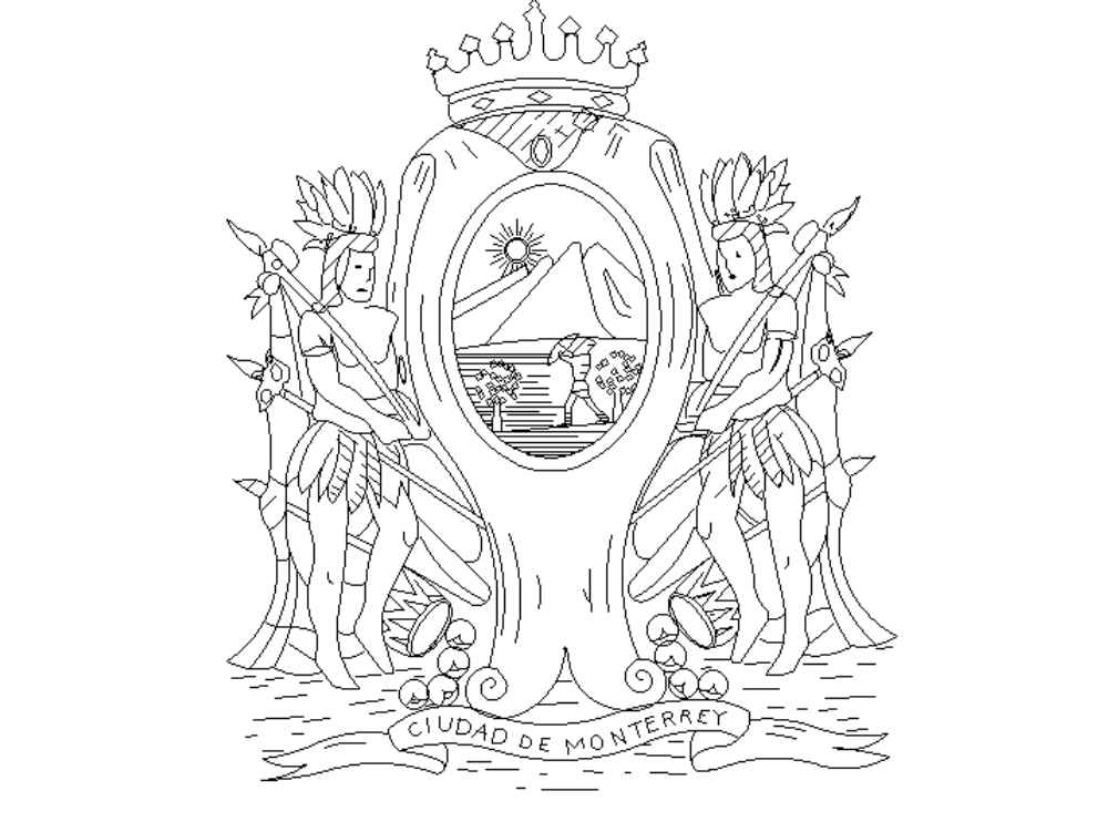 Wappen der Gemeinde Monterrey