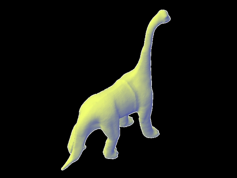 Dinosaurio en 3D.