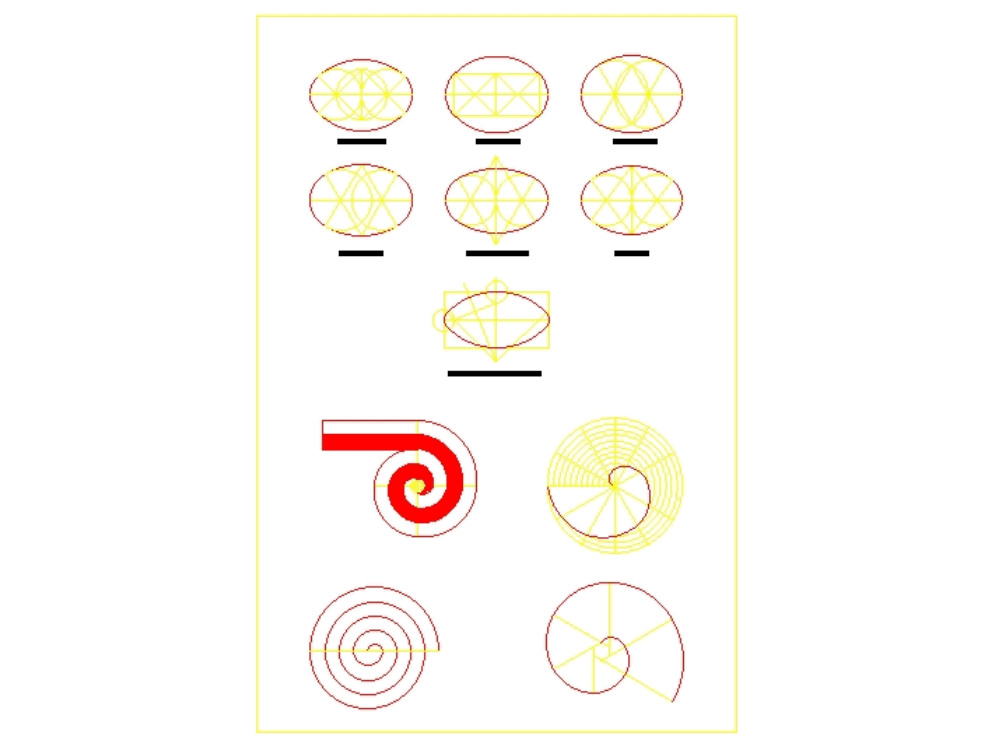Ovals and spirals