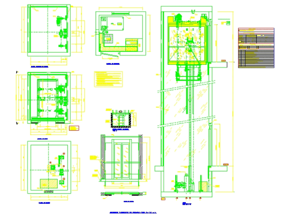 Ascensor Forat Lliure Panoramico En Autocad Cad 454 51 Kb Bibliocad