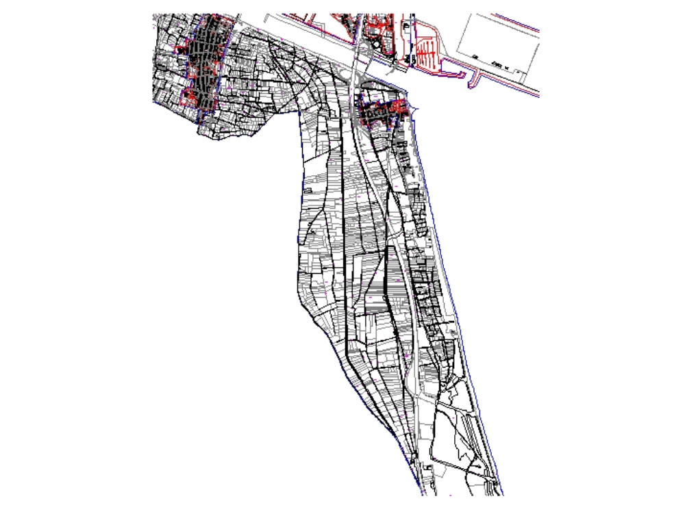 Urban plan of pinedo, valencia
