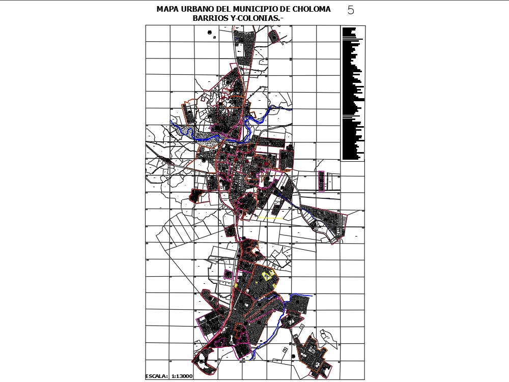 urban map choloma cortes