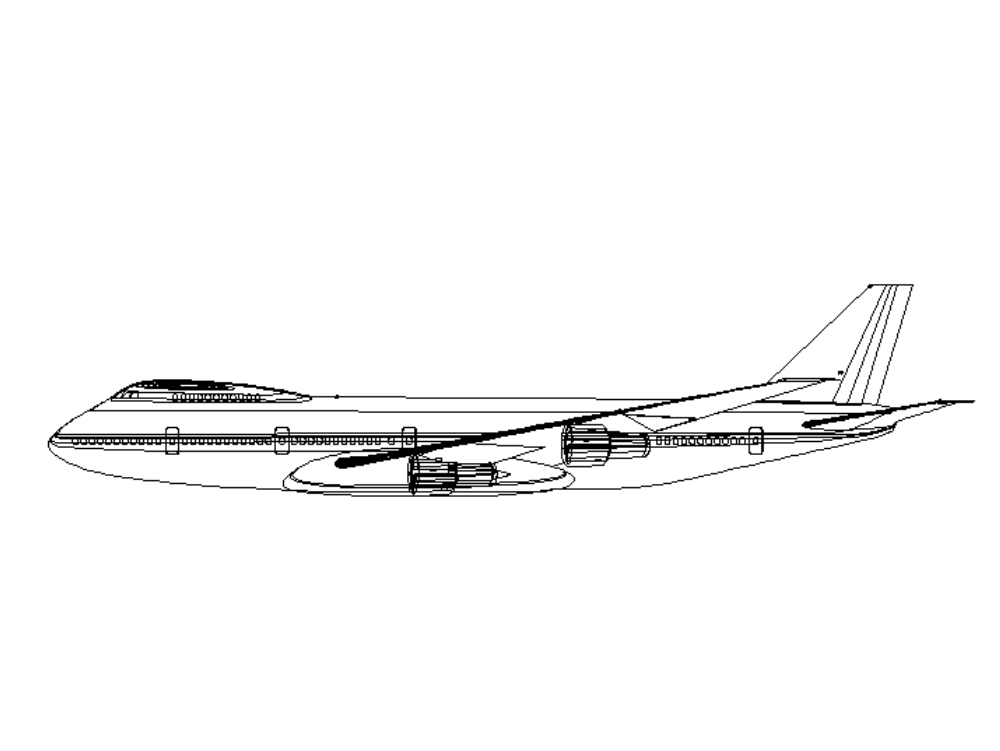 Boeing-Flugzeug.