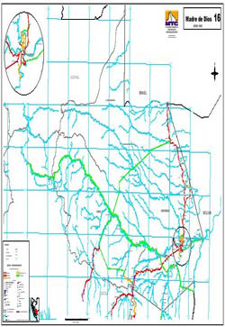 Estrutura rodoviária - Peru (por departamentos)