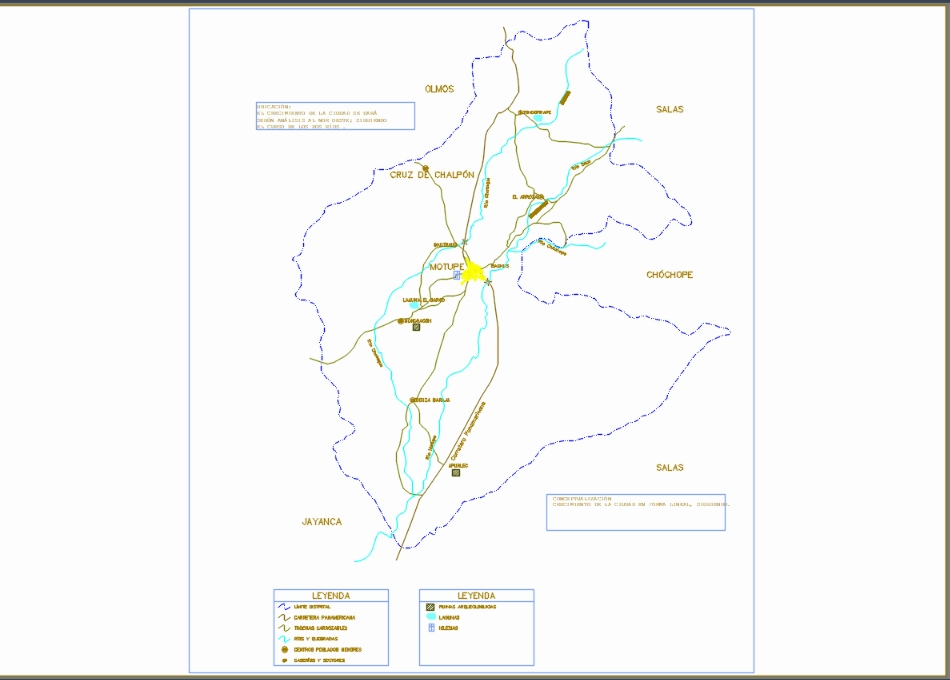 Mapa de Lambayeque