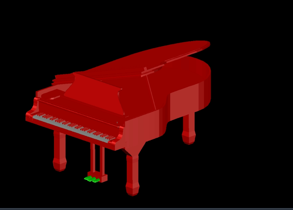 3D-Klavier