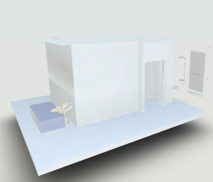 Bathroom equipped 3d