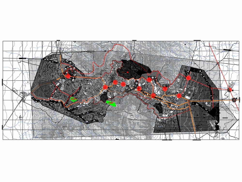 Carta Urbana Zacatecas Guadalupe En Autocad Cad 2 87 Mb Bibliocad