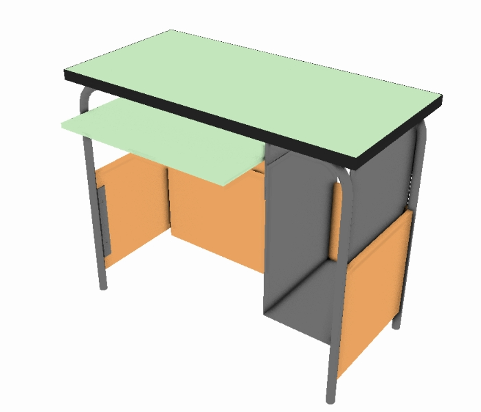 Desk table 3d