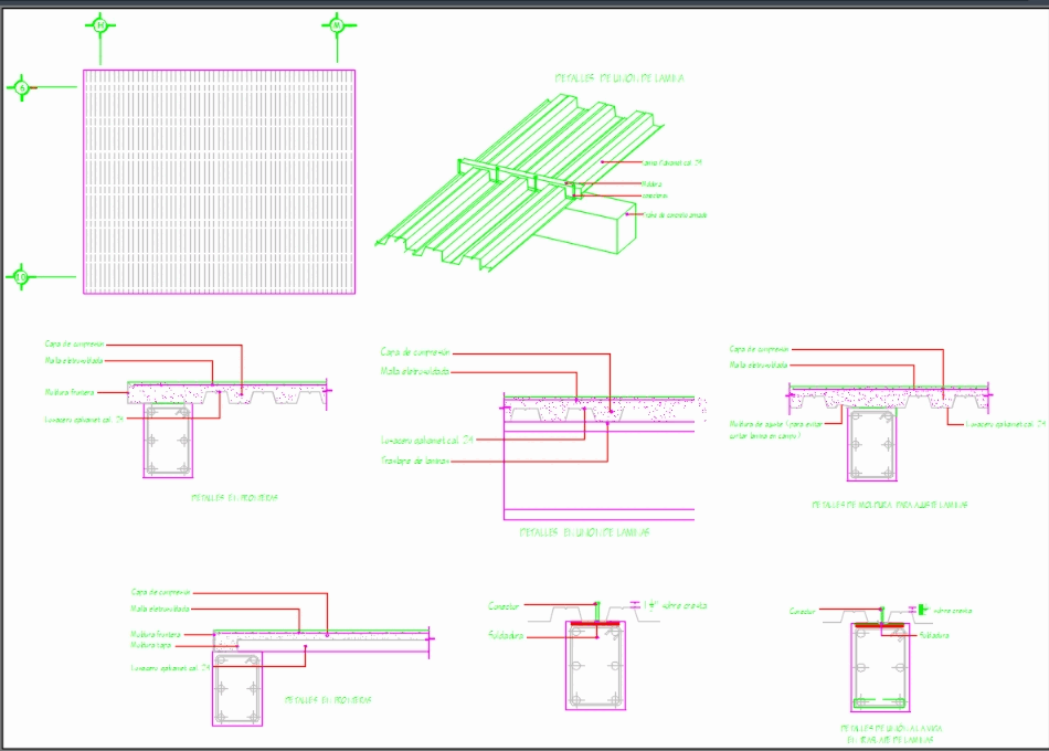 Losacero en AutoCAD | Descargar CAD (44.09 KB) | Bibliocad