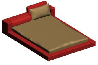 Low bouble bed 3D