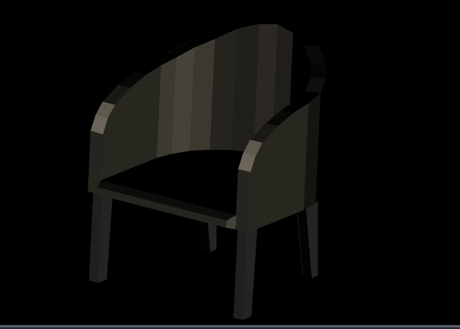 Einteiliger Sessel