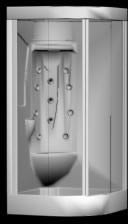 Cabine do banheiro 3d
