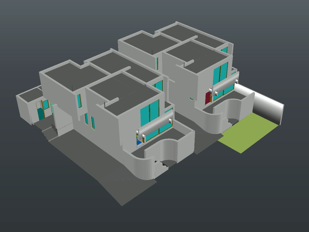3D-Gruppenwohnungen