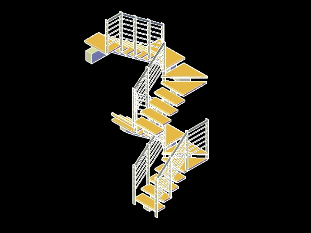 Escalera de madera - - 3D Warehouse