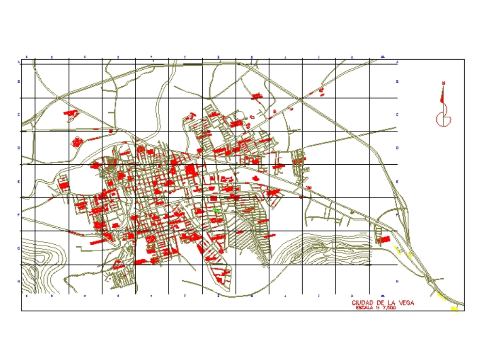 Plan d'urbanisme de La Vega