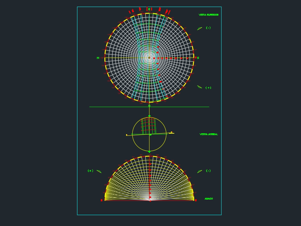 Gnomonic projection graph