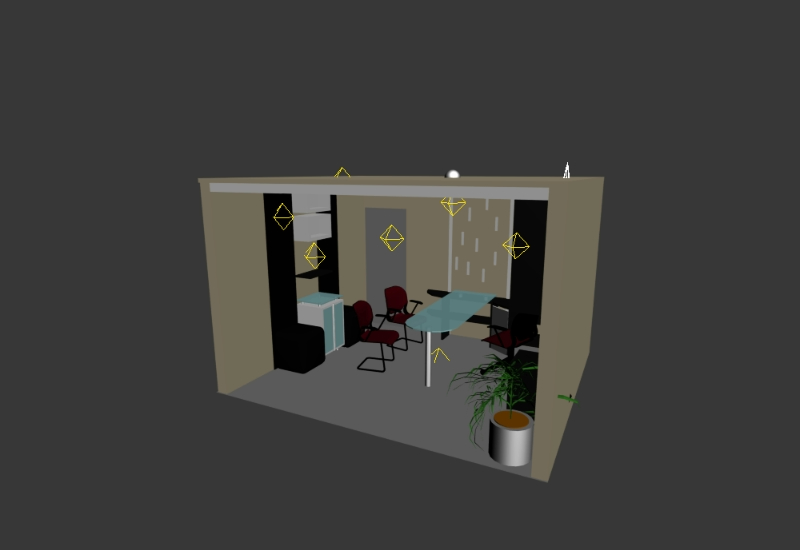 Commercial  office 3d