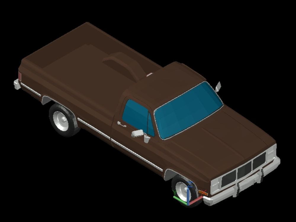 Camioneta Chevrolet en 3D.