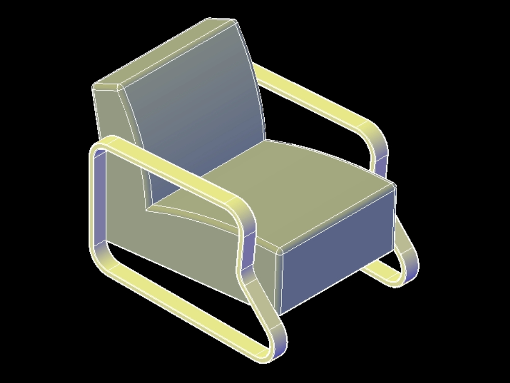 3D-Sessel.