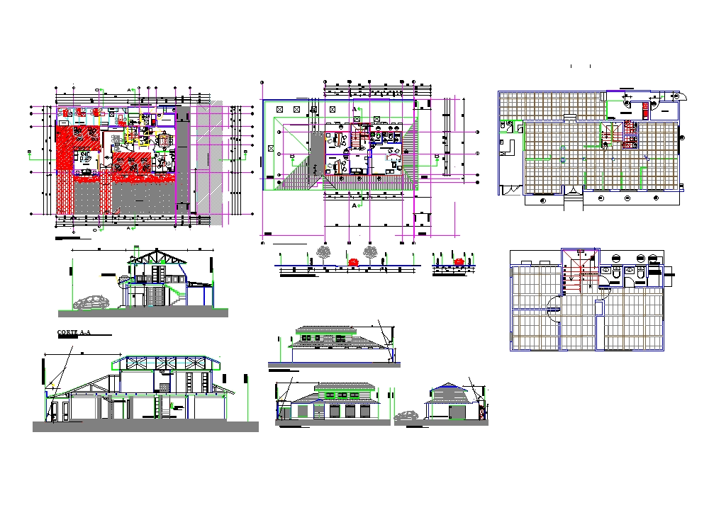 Bureau Professionnel Dans Autocad Téléchargement Cad 87578 Kb Bibliocad 5236