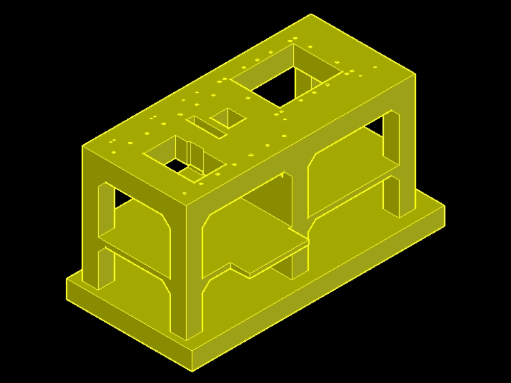 Basis für Turbogenerator in 3D.