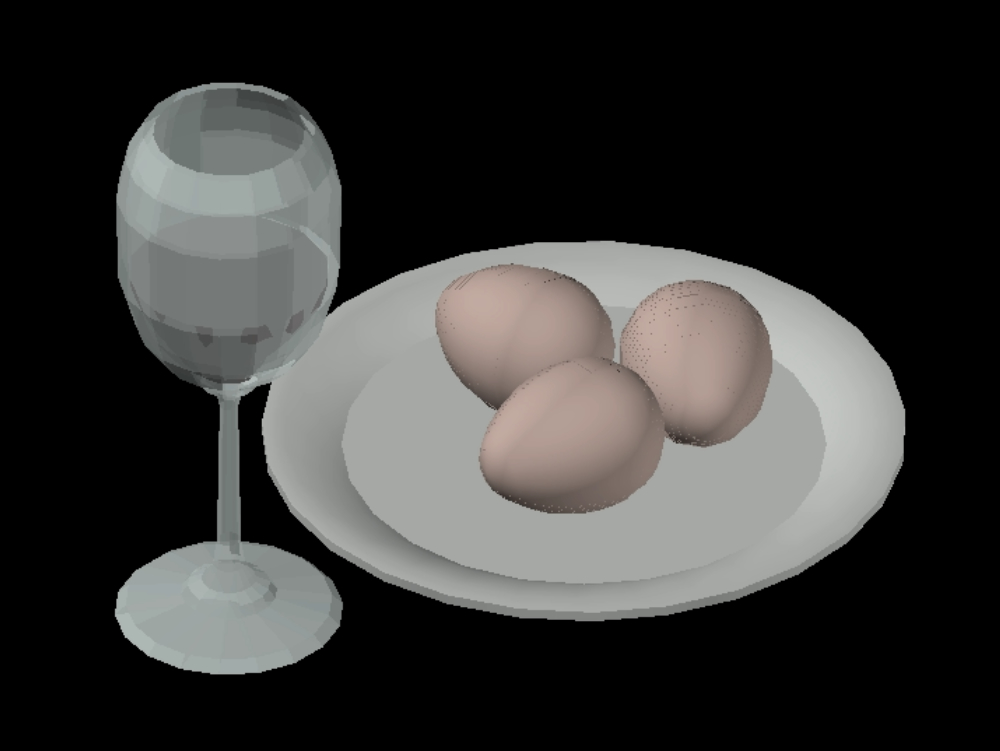 Eggs and wine