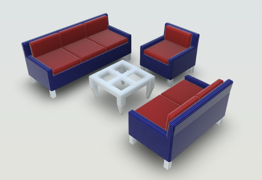 Set 3 armchairs