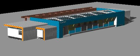 Bureaux CPP - modèle 3D