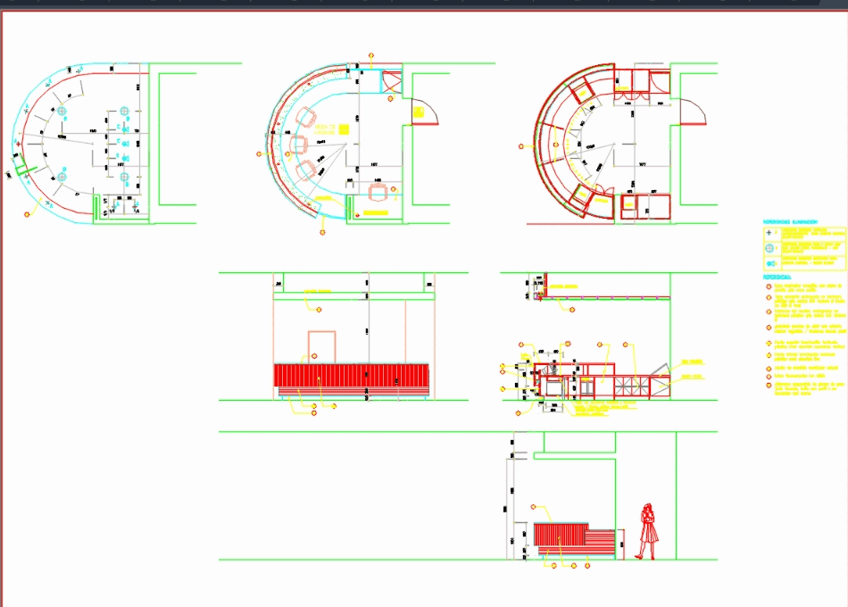 Circular Counter In AutoCAD | CAD Download (108.38 KB) | Bibliocad