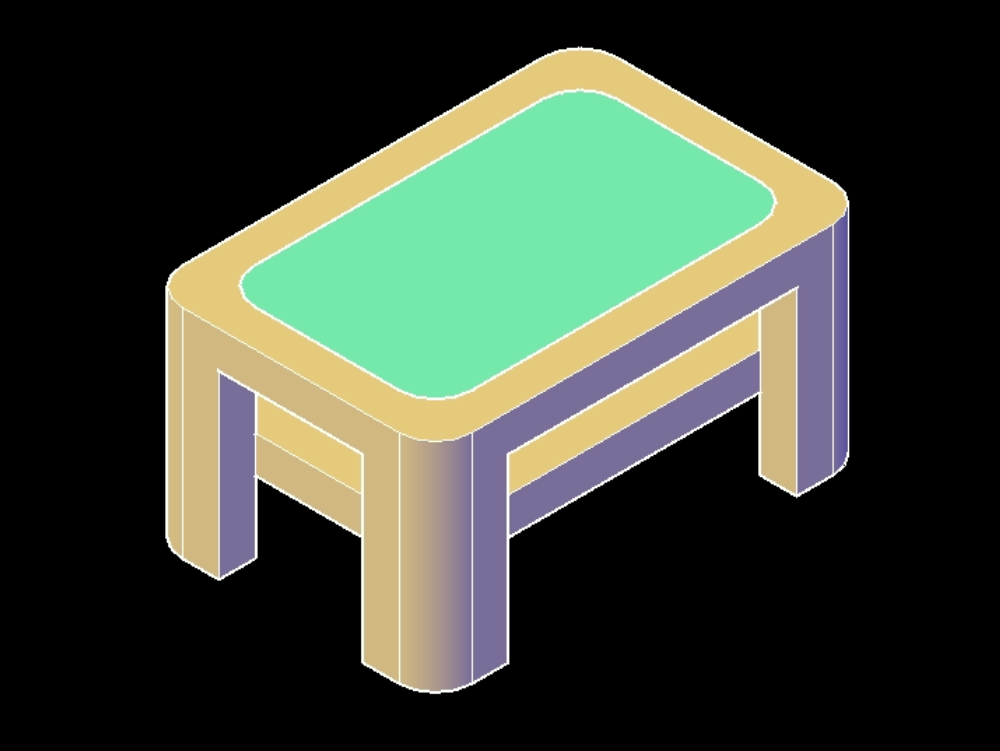 Center table 3D