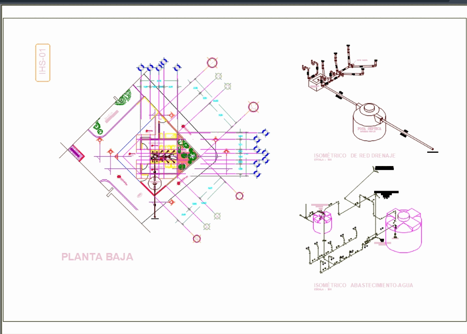 Sanitary block in AutoCAD | CAD download (212.31 KB) | Bibliocad