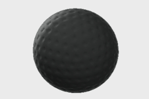 Ball of golf 3D