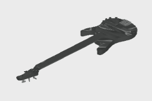 3D E-Gitarre