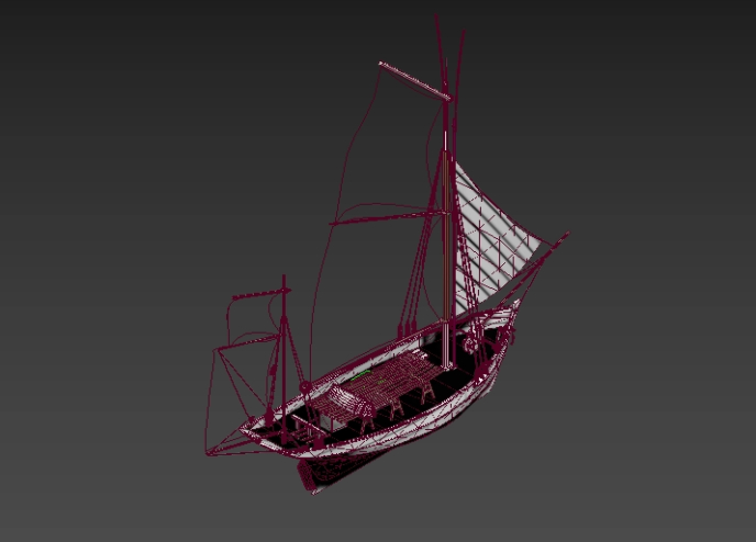 Sailling ship 3D