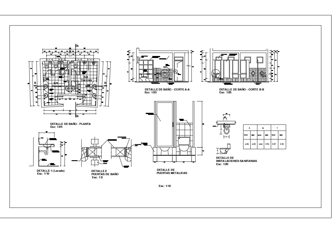 Hospital block in AutoCAD | CAD download (107.95 KB) | Bibliocad