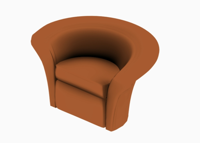 Individual sofa 3D