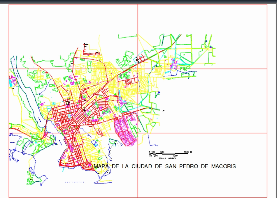 Karte von San Pedro de Macorís