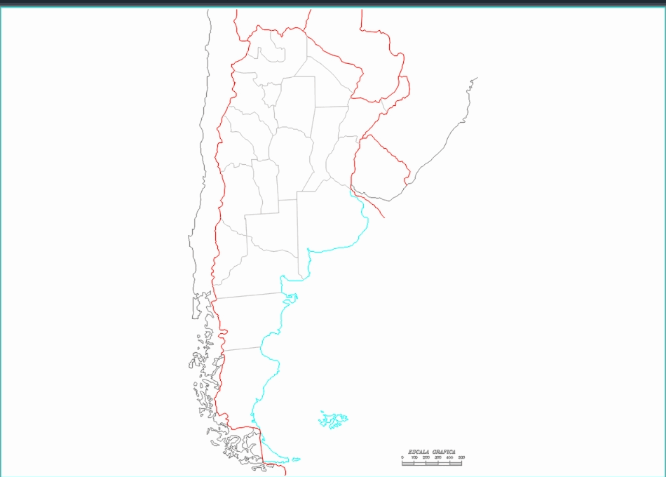 Ârgentine map