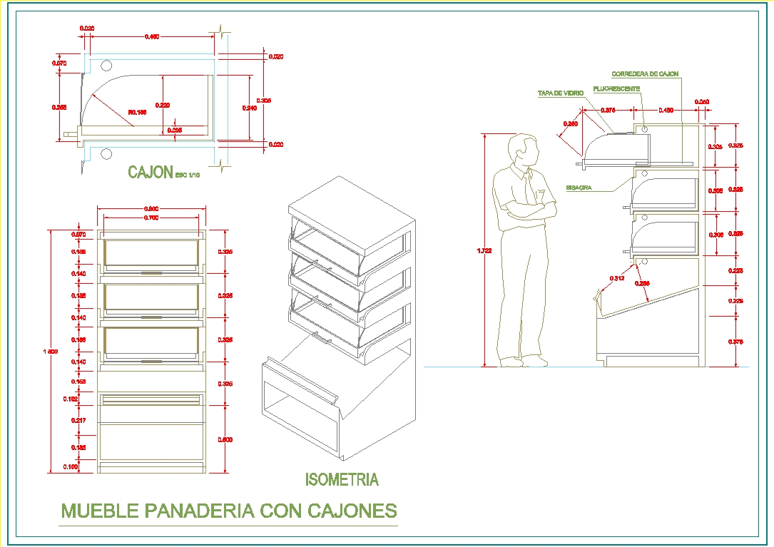Commercial furniture - bakery module