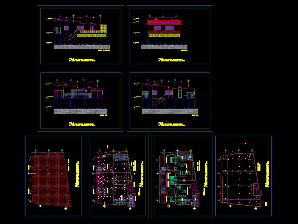 Planes of deposit and appartments