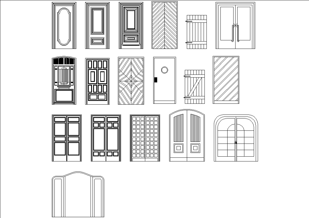 Carpentry - wooden doors