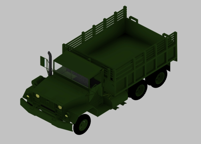 Truck of transport3D
