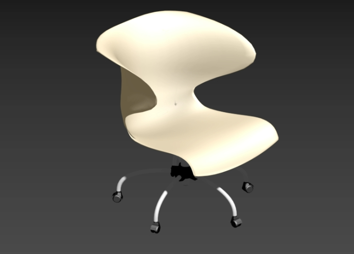 Chair with wheels 3s