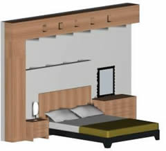 Double bed 3D
