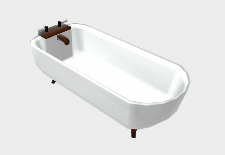 Tub in 3D